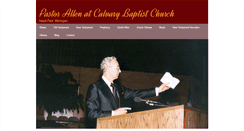 Desktop Screenshot of pastorallenatcalvary.org