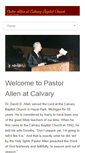 Mobile Screenshot of pastorallenatcalvary.org